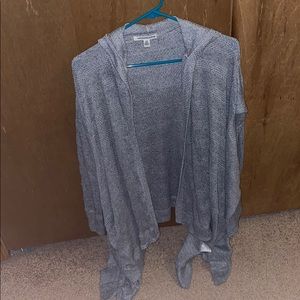 Grey American Eagle cardigan sweater